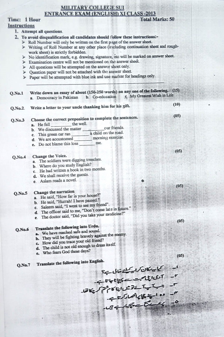 Mathematics intermediate 2 past papers